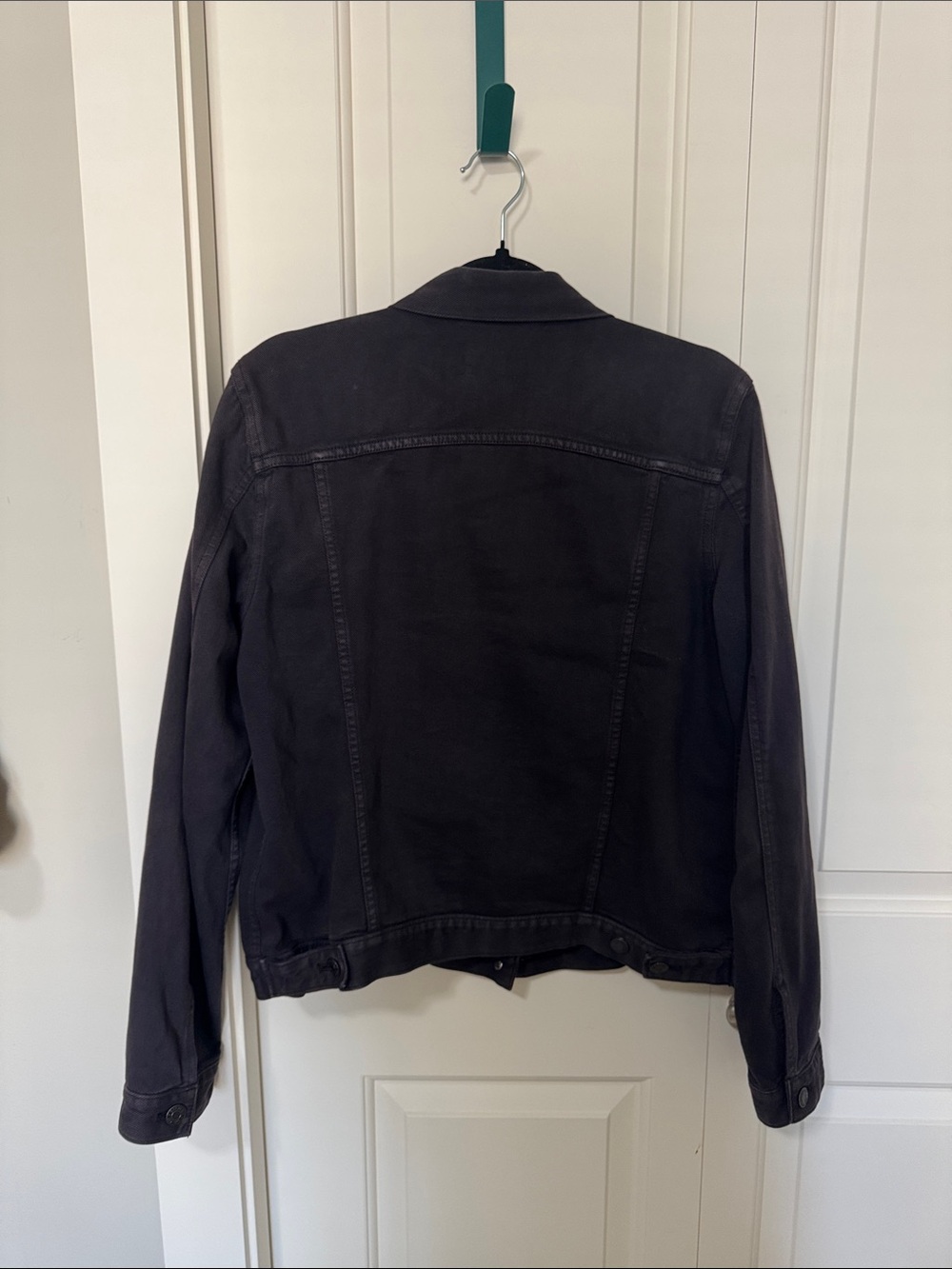 GAP Women's Charcoal Gray Denim Jacket - Picture 2 of 3
